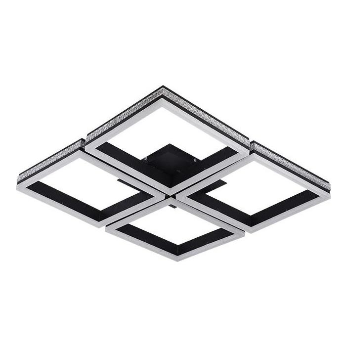 Накладна світлодіодна люстра з регульованою яскравістю 215 Вт/230 В 3000-6500 К + пульт дистанційного керування