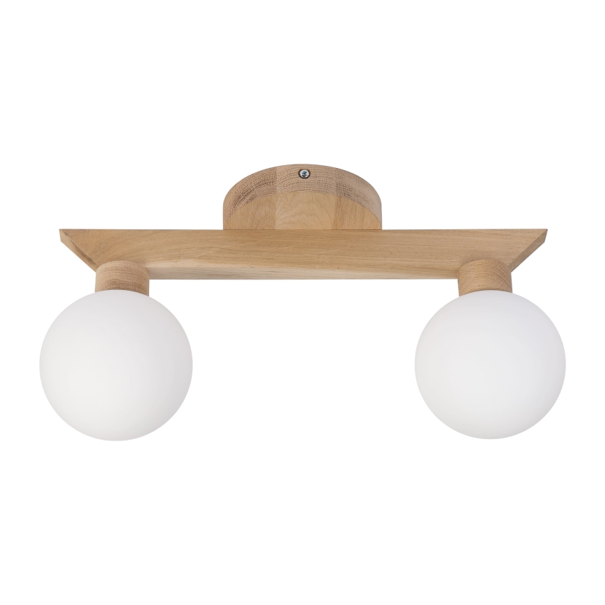 Накладная люстра ANTONIO 2xG9/5W/230V дуб/белая