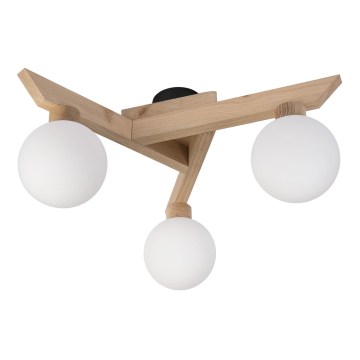 Накладная люстра ANTONIO 3xG9/5W/230V дуб/белый