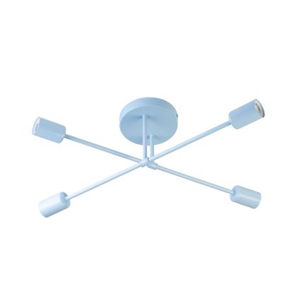 Накладная люстра CAMBRIDGE 4xE27/15W/230V синяя