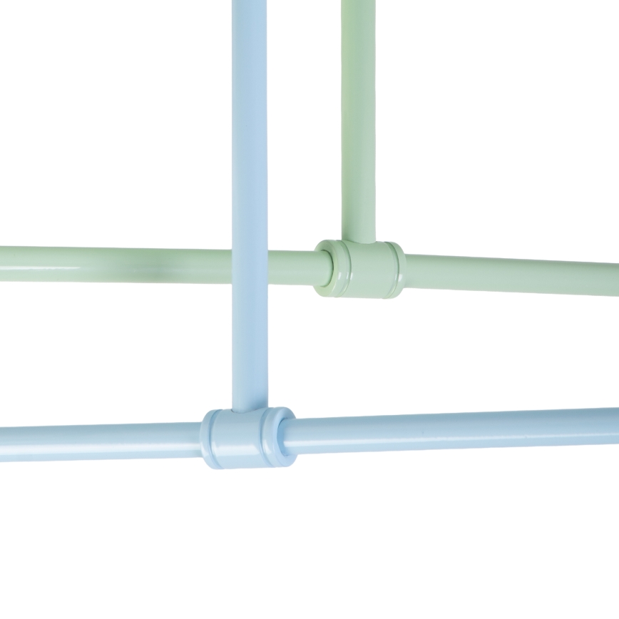 Накладная люстра CAMBRIDGE 4xE27/15W/230V зелёная/синяя