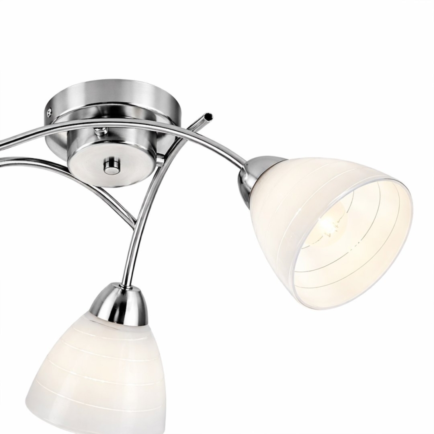 Накладная люстра CLARA 3xE27/15W/230V глянцевый хром
