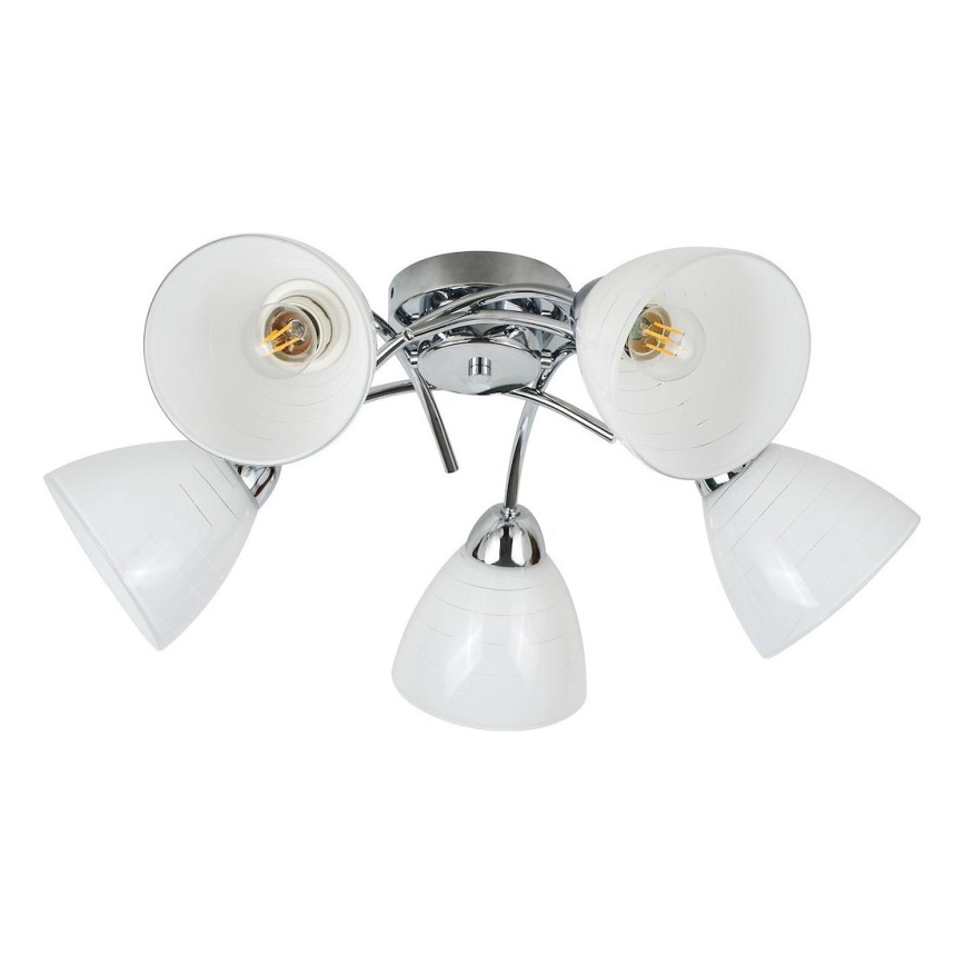 Накладная люстра CLARA 5xE27/15W/230V блестящий хром