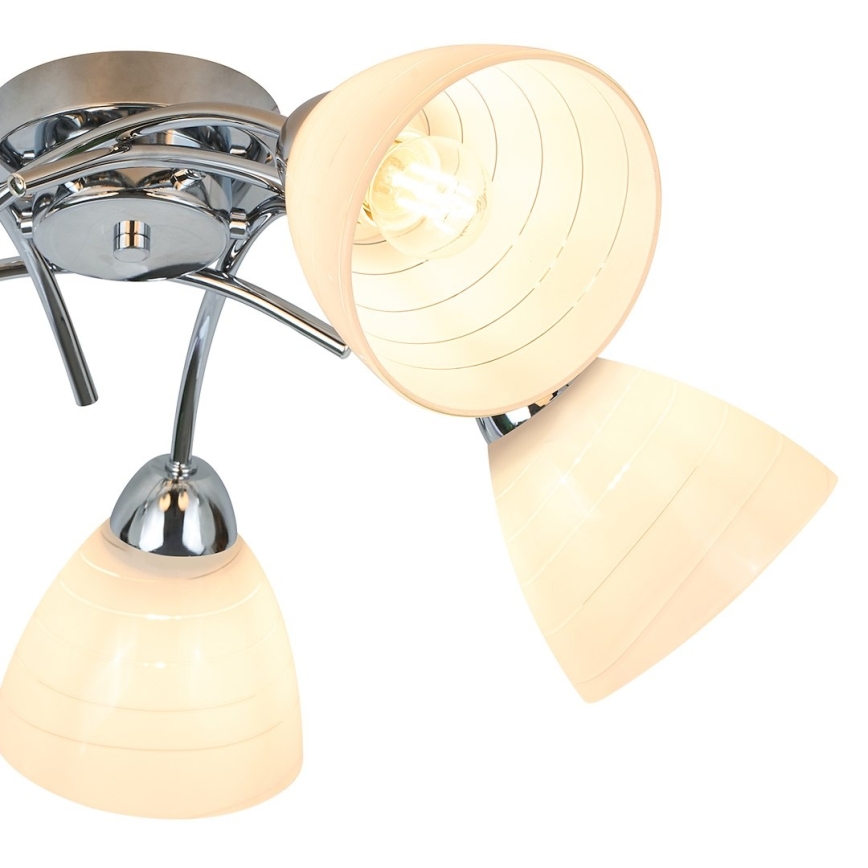 Накладная люстра CLARA 5xE27/15W/230V блестящий хром