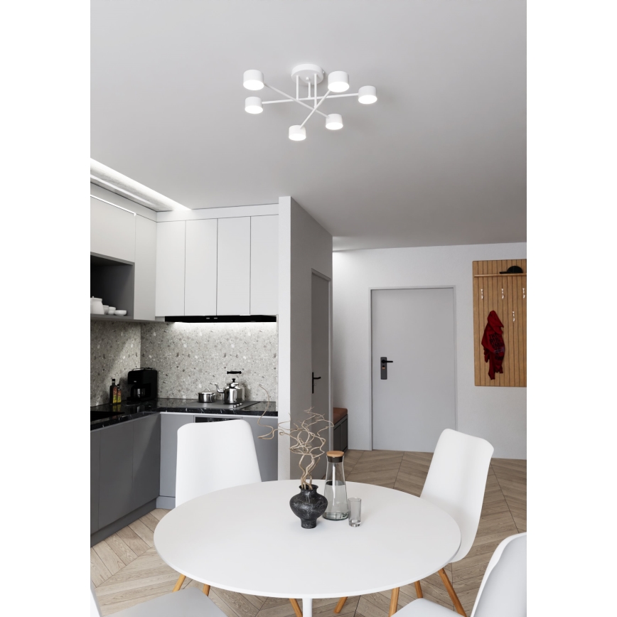 Накладная люстра HALO 6xGX53/10W/230V белая