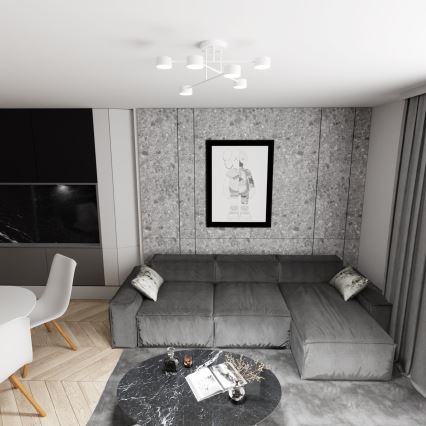 Накладная люстра HALO 6xGX53/10W/230V белая