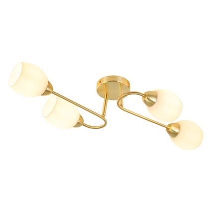 Накладная люстра KING 4xE27/15W/230V золотая