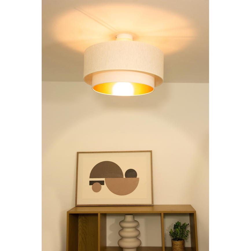 Накладная люстра NATIA 1xE27/60W/230V, диаметр 45 см, белая