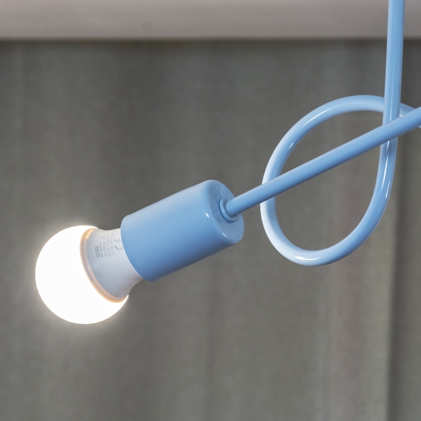 Накладная люстра OXFORD 2xE27/15W/230V синяя