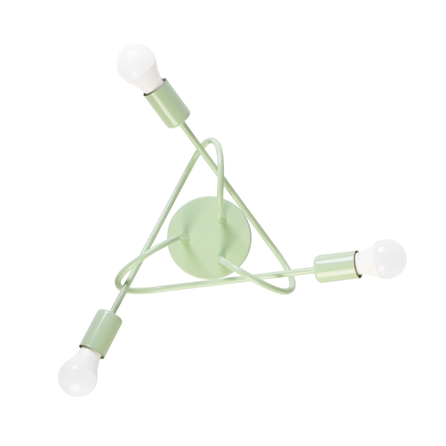 Накладная люстра OXFORD 3xE27/15W/230V зеленая