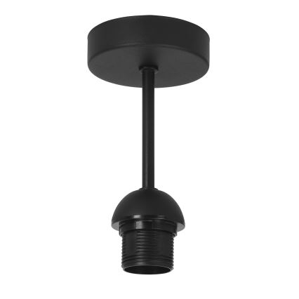 Накладная люстра SARTA 1xE27/60W/230V, диаметр 45 см, чёрный/джут