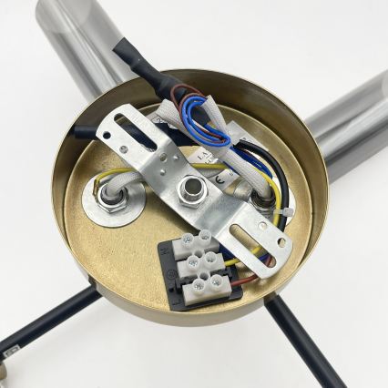 Nакладная люстра TESSA 4xG9/5W/230V латунь/дымчато-чёрная