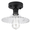 Накладная люстра TRISH 1xE27/15W/230V чёрная/прозрачная