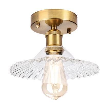 Накладная люстра TRISH 1xE27/15W/230V золотая/прозрачная