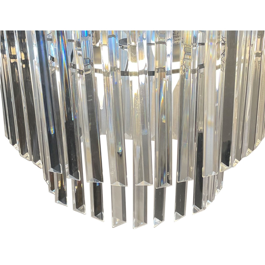 Накладная люстра VETRO 4xE14/40W/230V, глянцевый хром
