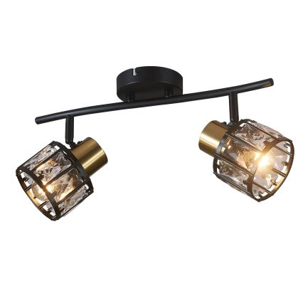 Накладная люстра ZAHARA 2xE27/10W/230V черная