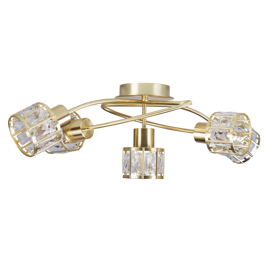 Накладная люстра ZAHARA 5xE27/10W/230V золотая