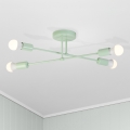 Накладная потолочная люстра CAMBRIDGE 4xE27/15W/230V, зелёная
