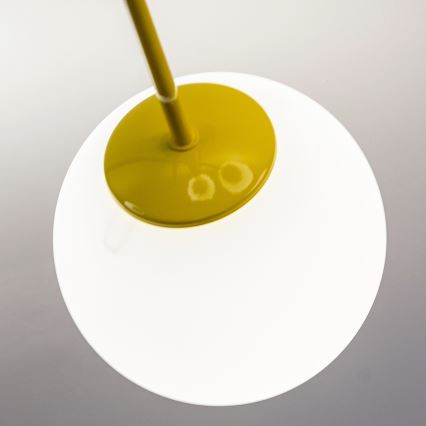 Накладная потолочная люстра MOON 6xE27/15W/230V бирюзовая/жёлтая/синяя