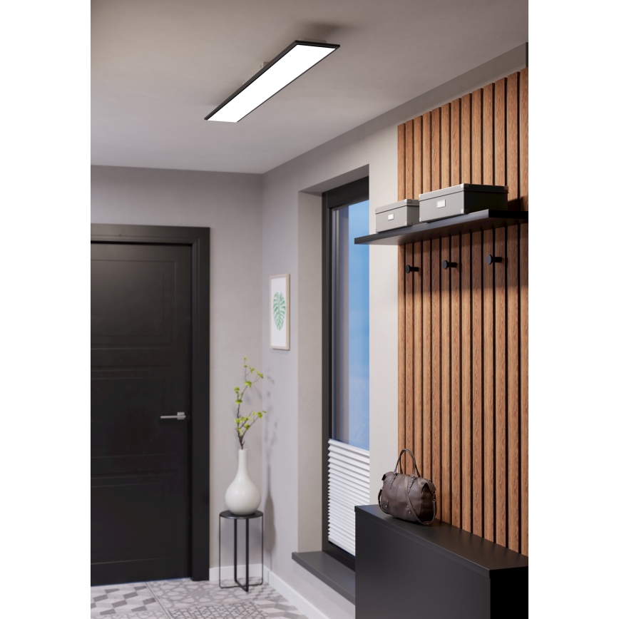 Eglo - LED RGBW диммируемая накладная панель LED/28 Вт/230 В 2700–6500 К 120x15 см черная