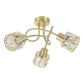 Накладной потолочный светильник ZAHARA 3xE27/10W/230V, золотой