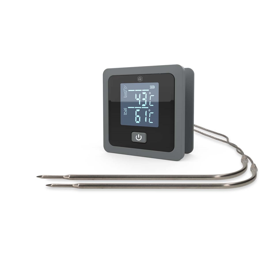 Розумний цифровий термометр для м'яса з РК-дисплеєм SmartLife 0-300 °C 2xAAA
