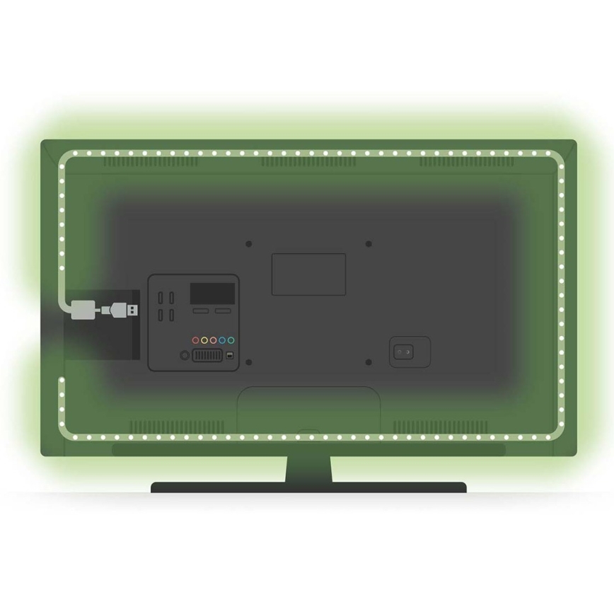 Светодиодная RGB-лента с регулированием яркости SmartLife 2,4 м LED/4W/5V
