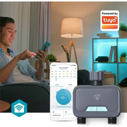 Регулятор подачі води 4xAA Wi-Fi Tuya IP54