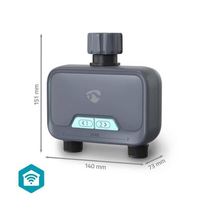 Регулятор подачі води 4xAA Wi-Fi Tuya IP54