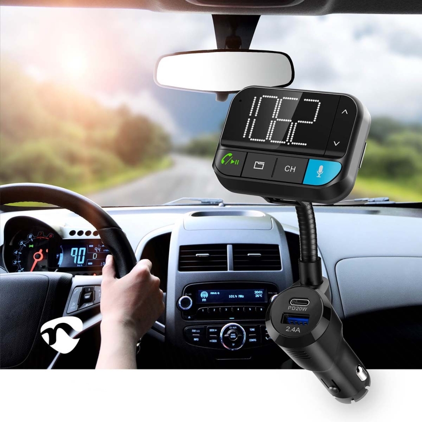 Автомобільний FM-трансмітер з функцією handsfree
