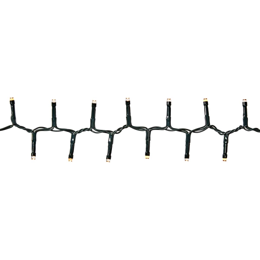 Вулична різдвяна LED гірлянда 700xLED/7 функцій 17м IP44 теплий білий