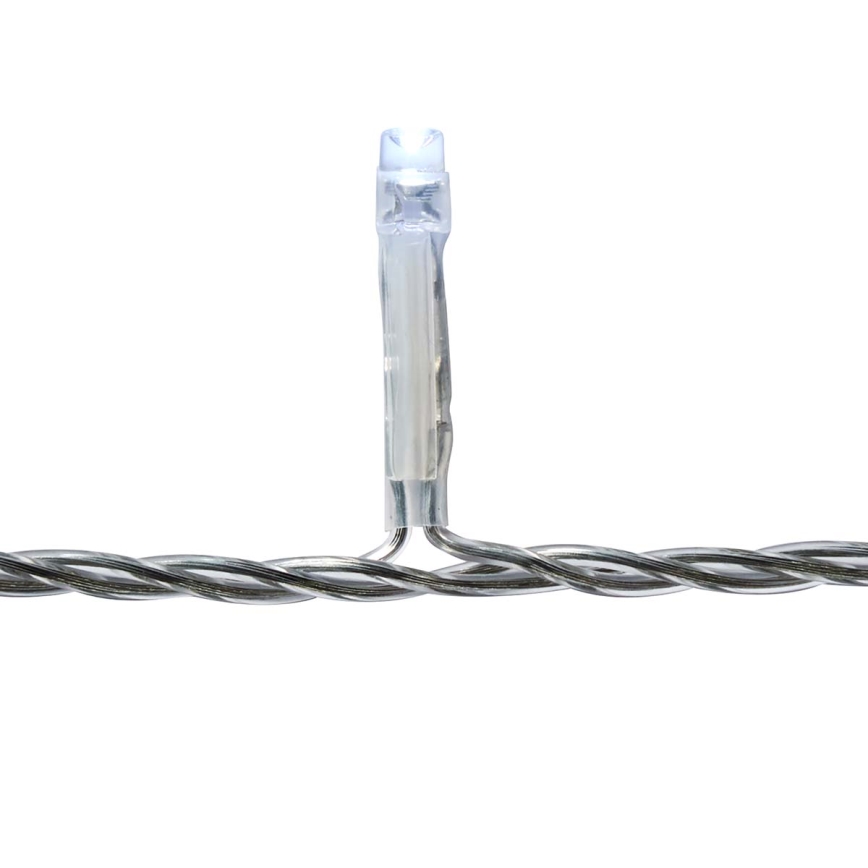 Светодиодный уличный рождественский занавес 180 светодиодов/7 режимов 10,9 м IP44 холодный белый