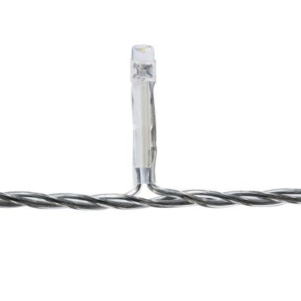 Светодиодный уличный рождественский занавес 180 светодиодов/7 режимов 10,9 м IP44 холодный белый