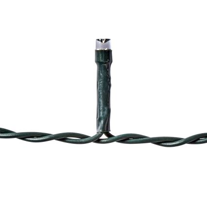 Светодиодная уличная рождественская гирлянда-водопад 360xLED/7 режимов 14м IP44 теплый белый