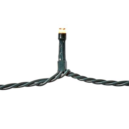 LED уличная гирлянда 720 светодиодов / 7 режимов 57 м IP44 тёплый белый