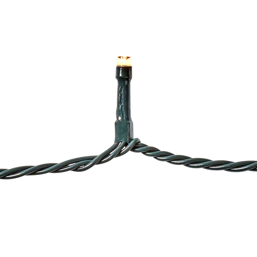 LED уличная гирлянда 720 светодиодов / 7 режимов 57 м IP44 тёплый белый