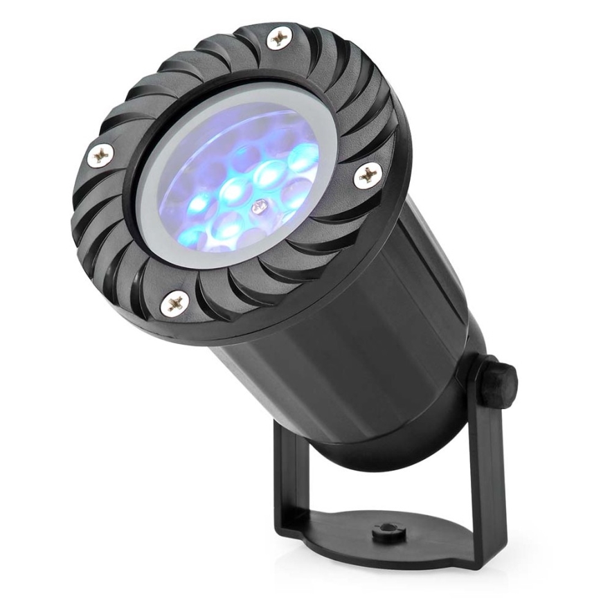 Светодиодный уличный рождественский проектор снежинок 5W/230V IP44
