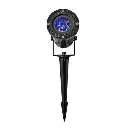Светодиодный уличный рождественский проектор снежинок 5W/230V IP44