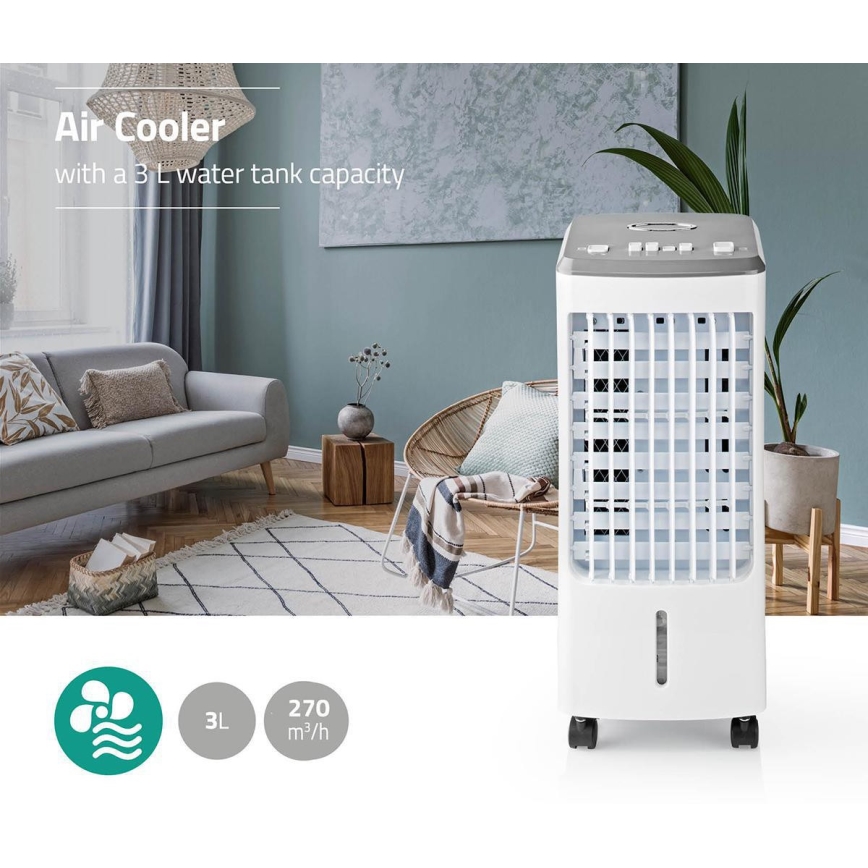Nedis COOL113CWT - Охладитель воздуха 80W/230V белый