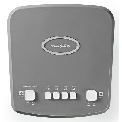 Nedis COOL113CWT - Охладитель воздуха 80W/230V белый