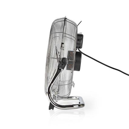 Підлоговий вентилятор 80W/230V глянцевий хром
