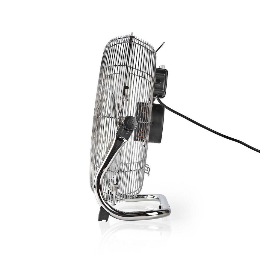 Підлоговий вентилятор 80W/230V глянцевий хром