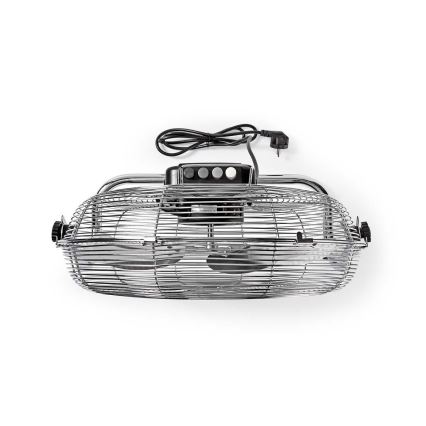 Підлоговий вентилятор 80W/230V глянцевий хром