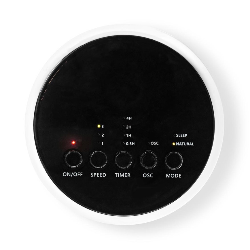 Колонный вентилятор 50W/230V белый + пульт ДУ