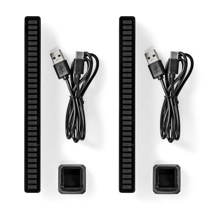 НАБІР 2x LED RGB Перезарядна настільна лампа LED/250 мАг
