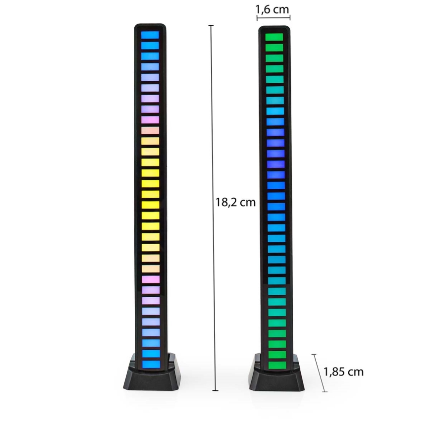 НАБІР 2x LED RGB Перезарядна настільна лампа LED/250 мАг