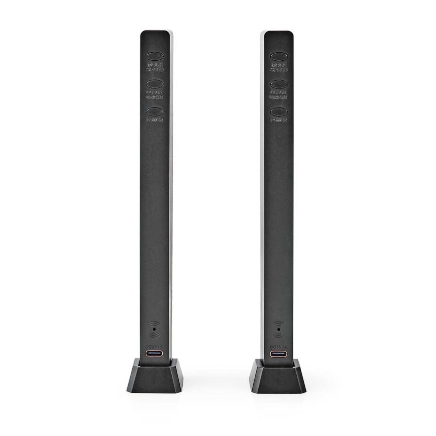 НАБОР 2x Светодиодная аккумуляторная настольная RGB-лампа LED/250 mAh