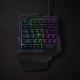 Ігрова клавіатура для однієї руки з LED RGB підсвіткою 5V