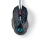 Nedis GMWD400BK - Светодиодная игровая мышь RGB 4000 DPI 9 кнопок