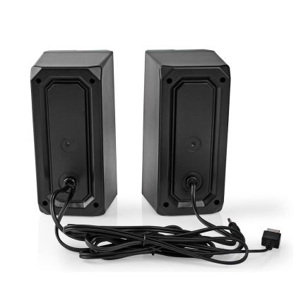 НАБОР 2x Геймерская колонка со светодиодной RGB-подсветкой 18W/5V